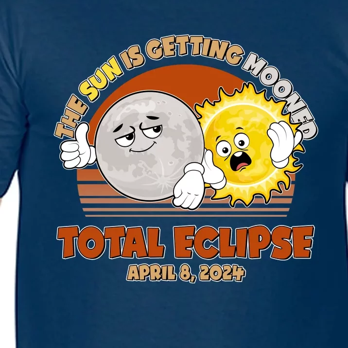 Funny Total Solar Eclipse The Sun Is Getting Mooned April 8 2024 Comfort Colors T-Shirt