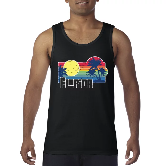 Florida The Sunshine State Florida Vacation Tank Top