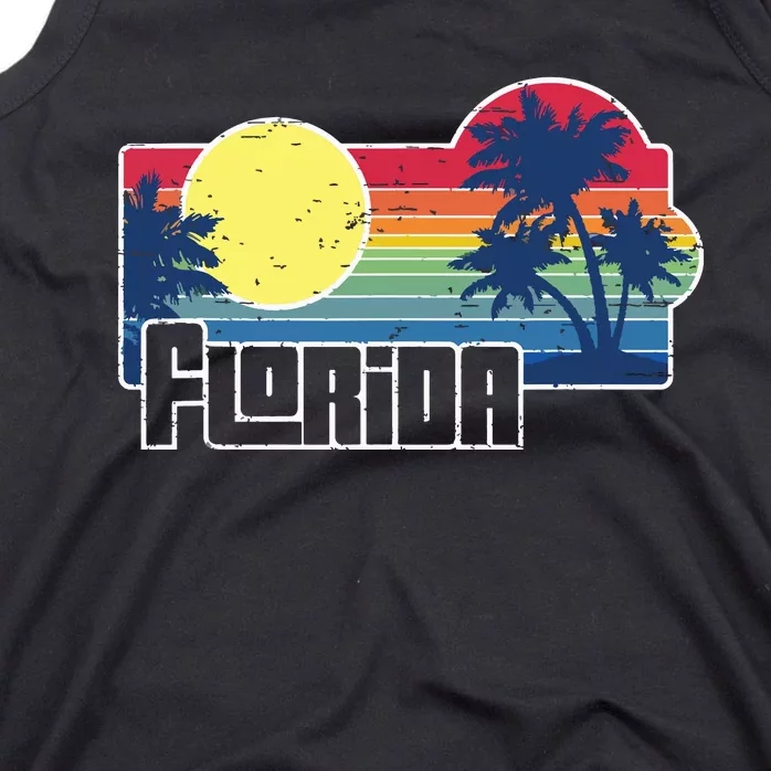 Florida The Sunshine State Florida Vacation Tank Top