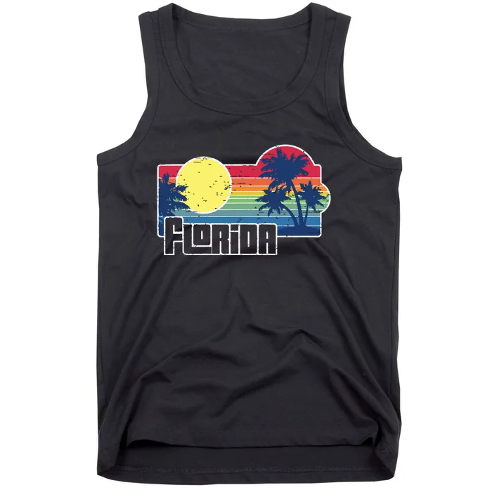 Florida The Sunshine State Florida Vacation Tank Top