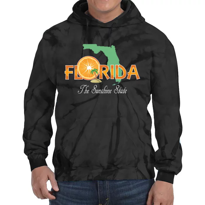 Florida The Sunshine State Fl Souvenir Tie Dye Hoodie