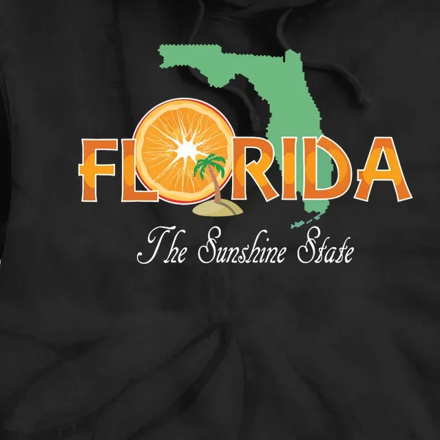 Florida The Sunshine State Fl Souvenir Tie Dye Hoodie