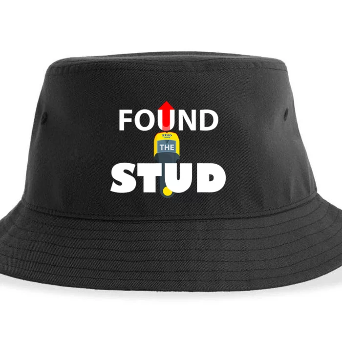 FOUND THE STUD FUNNY Sustainable Bucket Hat