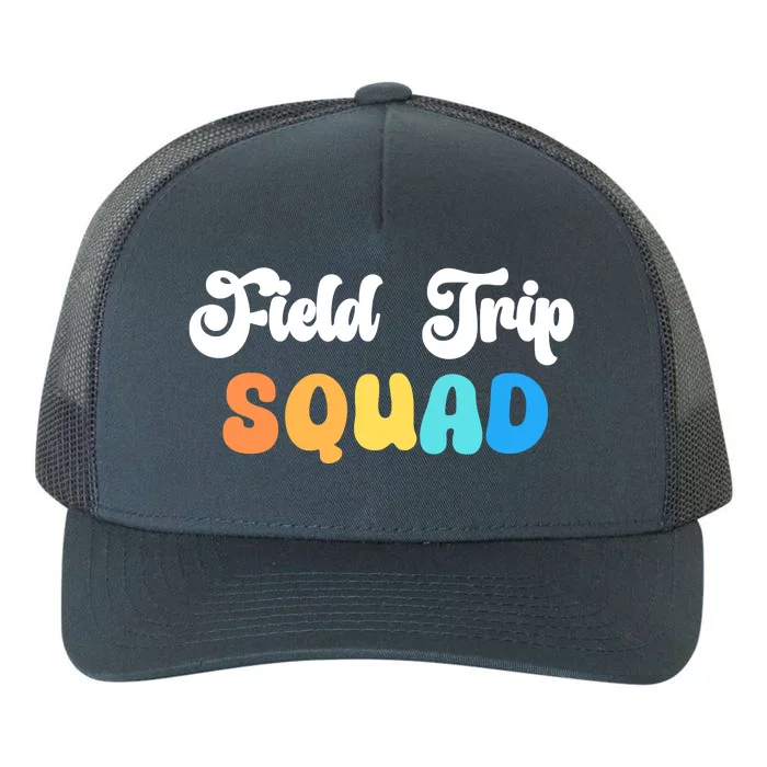 Field Trip Squad Leopard Field Day Games Kindergarten Long Sleeve Yupoong Adult 5-Panel Trucker Hat