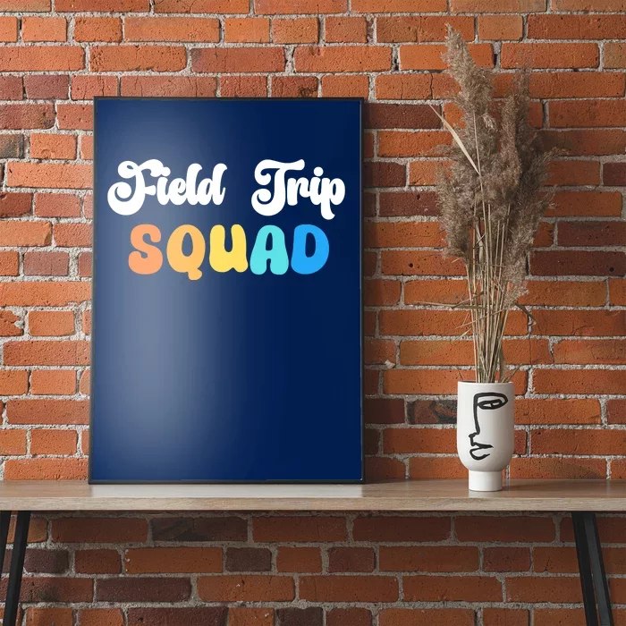 Field Trip Squad Leopard Field Day Games Kindergarten Long Sleeve Poster