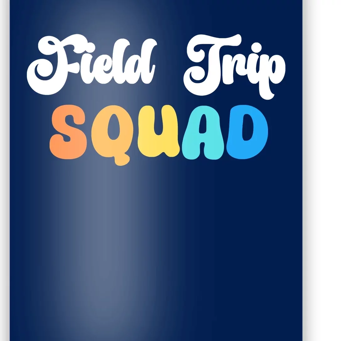 Field Trip Squad Leopard Field Day Games Kindergarten Long Sleeve Poster