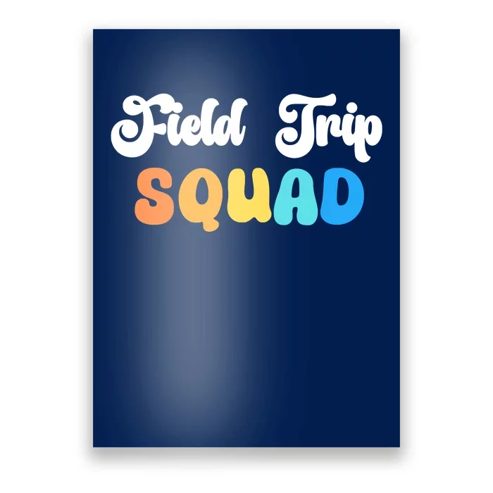 Field Trip Squad Leopard Field Day Games Kindergarten Long Sleeve Poster