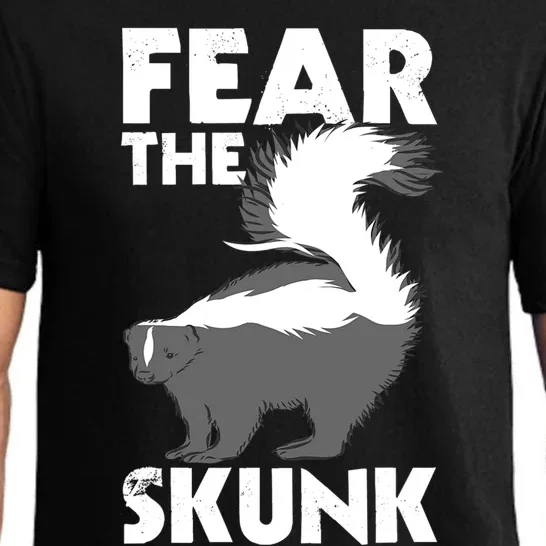 Fear The Skunk Zoologist Zookeeper Wildlife Animal Lover Pajama Set