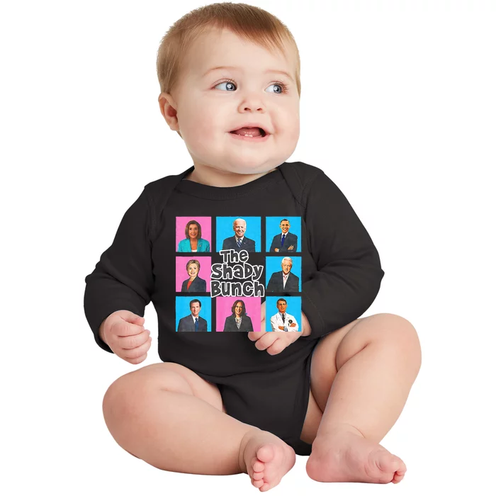 Funny The Shady Bunch 2024 Baby Long Sleeve Bodysuit