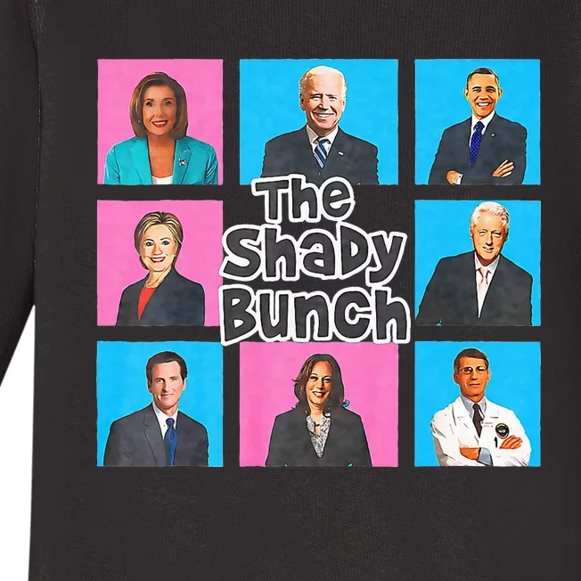 Funny The Shady Bunch 2024 Baby Long Sleeve Bodysuit