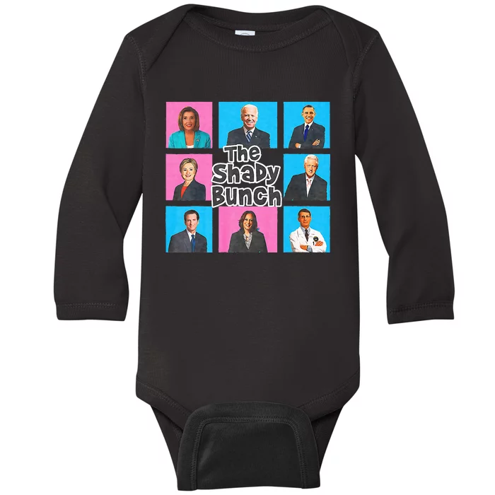 Funny The Shady Bunch 2024 Baby Long Sleeve Bodysuit