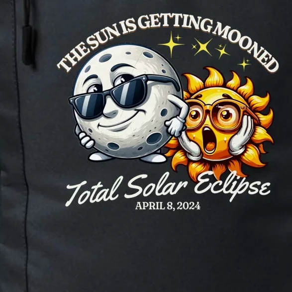 Funny The Sun Is Getting Mooned Total Solar Eclipse April 08 2024 Daily Commute Backpack