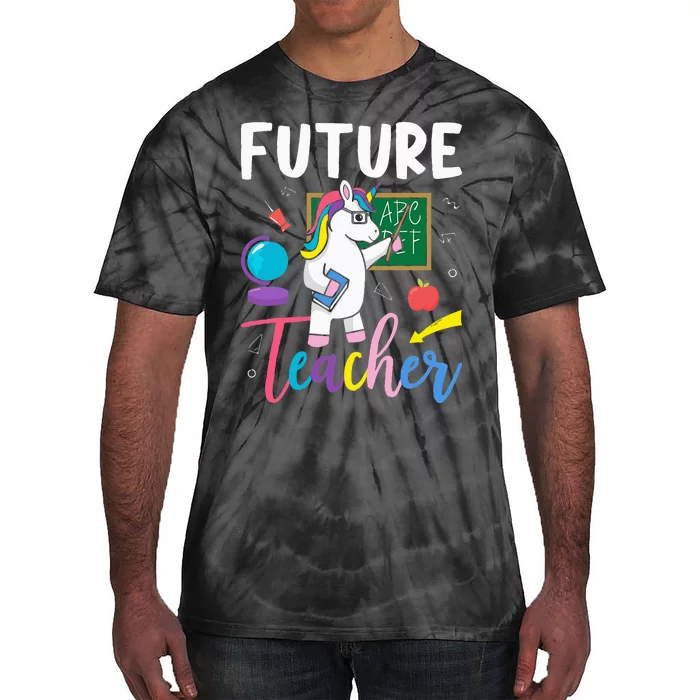 Future Teacher School Teacher Female Tie-Dye T-Shirt