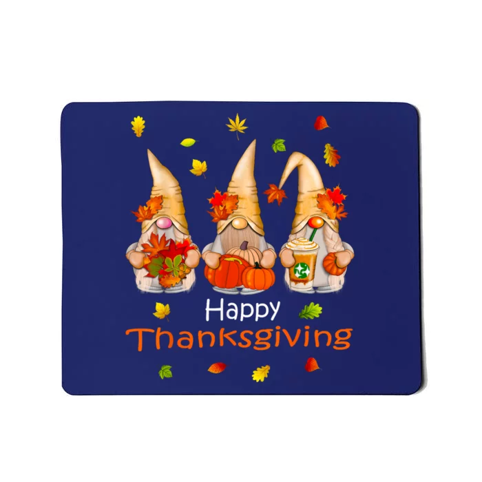 Funny Thanksgiving Shirts Gnome Gnomies Lover Mousepad