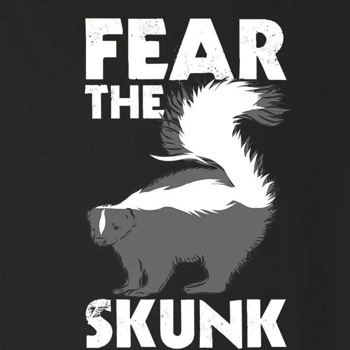 Fear The Skunk Zoologist Zookeeper Wildlife Animal Lover Toddler Long Sleeve Shirt