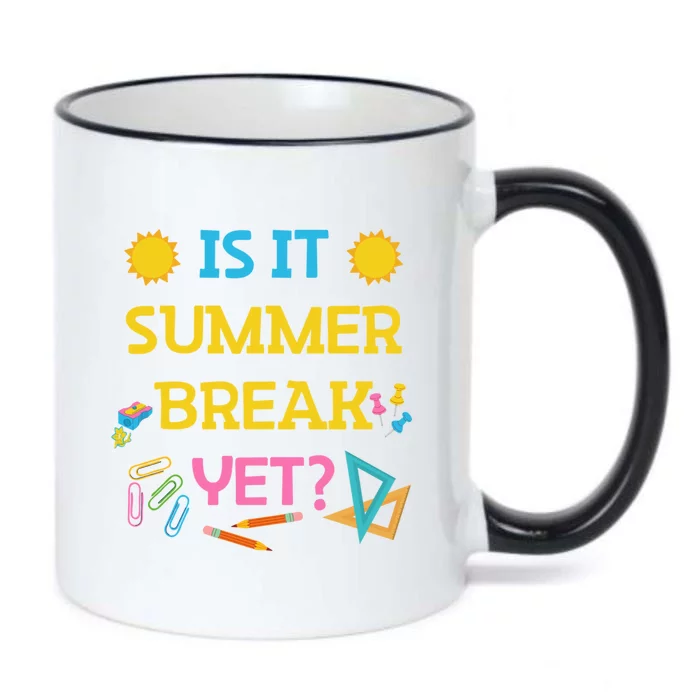 Funny Teacher Summer Break Spring Break Last Day Of School Gift Black Color Changing Mug