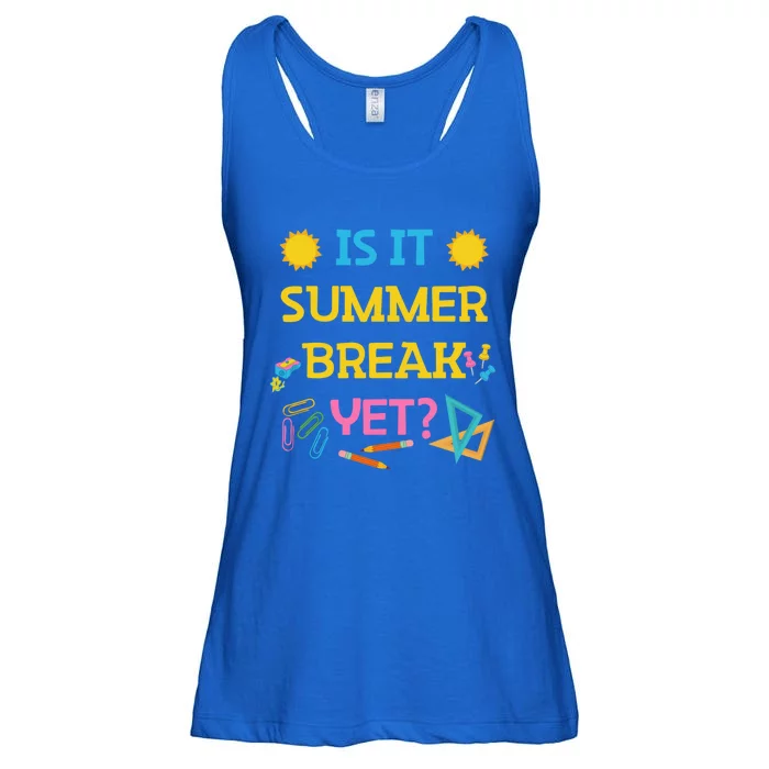 Funny Teacher Summer Break Spring Break Last Day Of School Gift Ladies Essential Flowy Tank