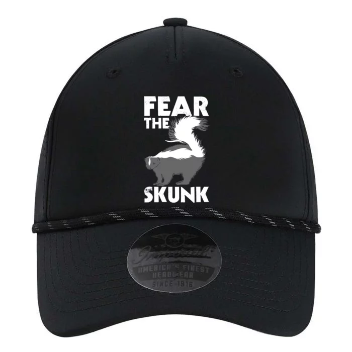 Fear The Skunk Zoologist Zookeeper Wildlife Animal Lover Performance The Dyno Cap