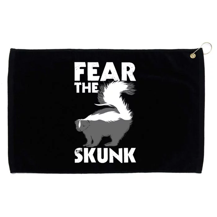 Fear The Skunk Zoologist Zookeeper Wildlife Animal Lover Grommeted Golf Towel