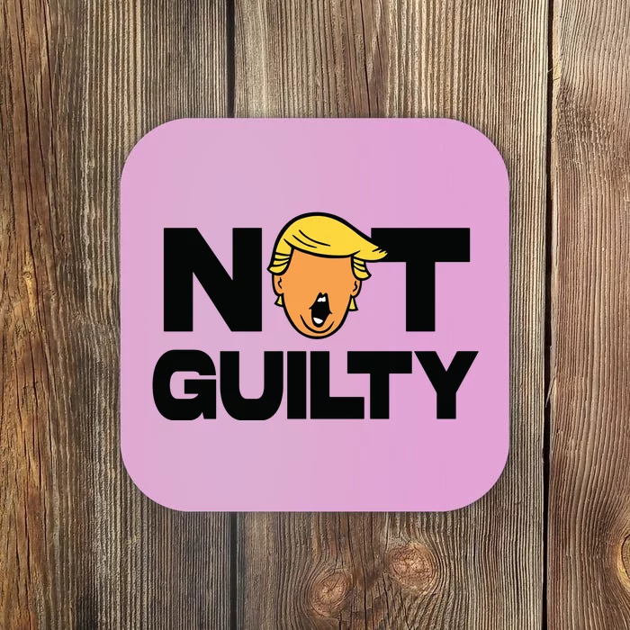 Free Trump Support Trump Trump Not Guilty Coaster