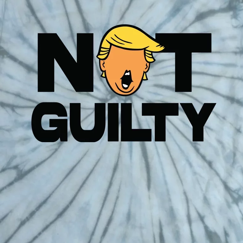 Free Trump Support Trump Trump Not Guilty Tie-Dye T-Shirt