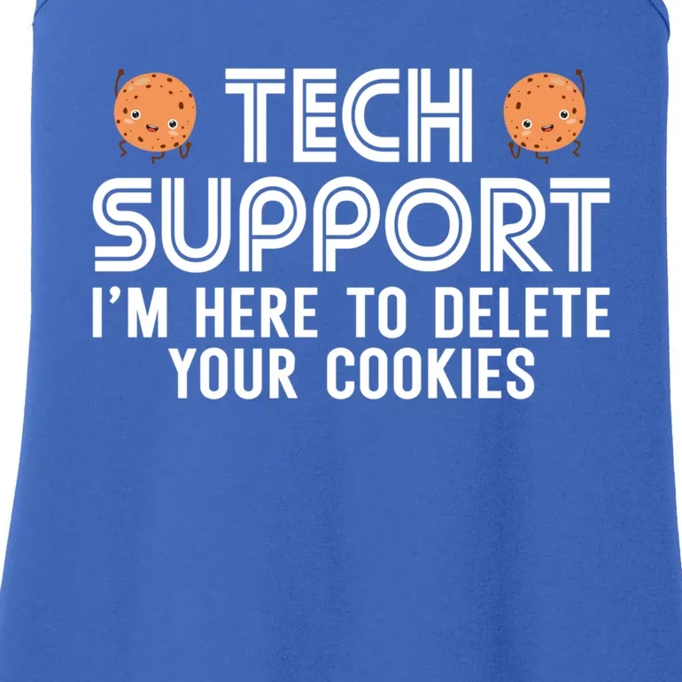 Funny Tech Support Geek Nerd Gift It Helpdesk Computer Geeks Gift Ladies Essential Tank