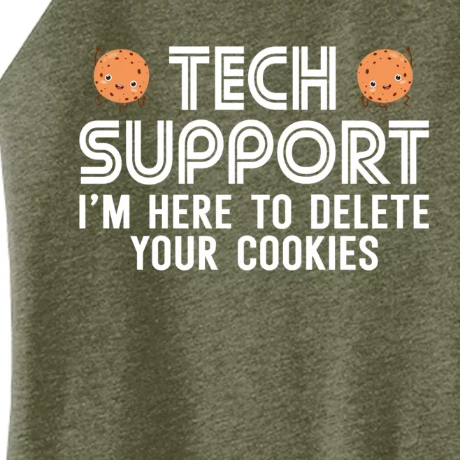 Funny Tech Support Geek Nerd Gift It Helpdesk Computer Geeks Gift Women’s Perfect Tri Rocker Tank