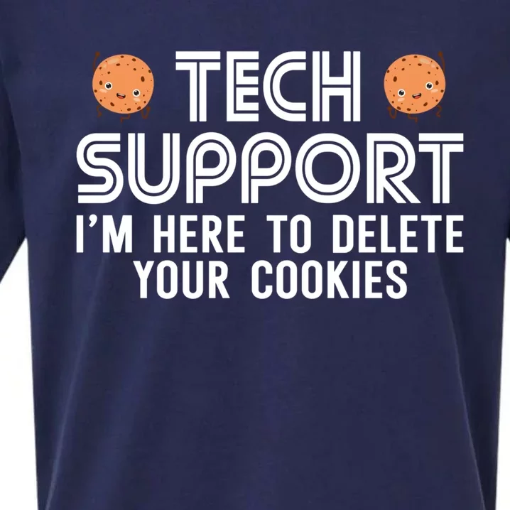 Funny Tech Support Geek Nerd Gift It Helpdesk Computer Geeks Gift Sueded Cloud Jersey T-Shirt