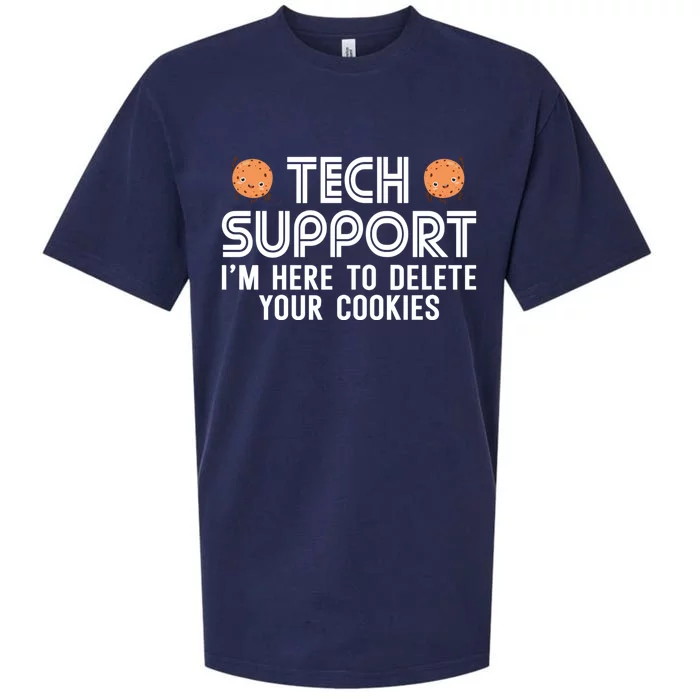 Funny Tech Support Geek Nerd Gift It Helpdesk Computer Geeks Gift Sueded Cloud Jersey T-Shirt