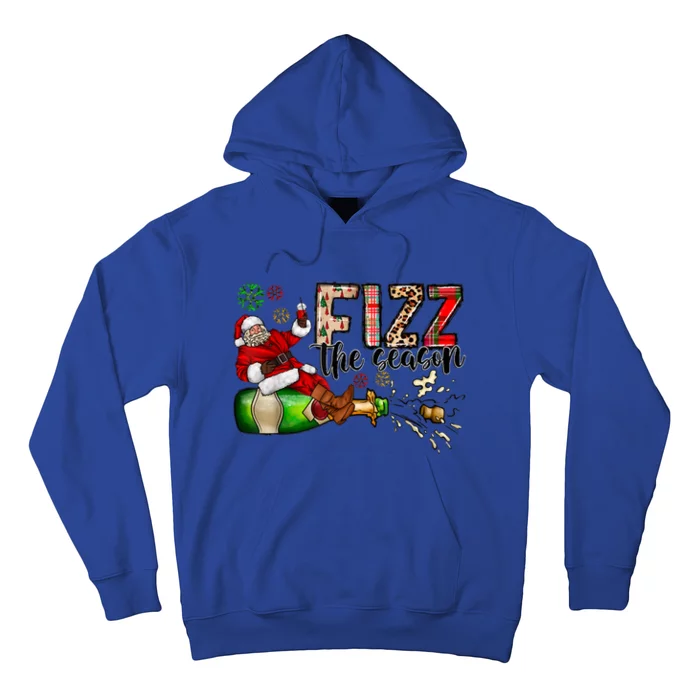 Fizz The Season Be Merry Santa Claus Ing Xmas Tees Gift Hoodie