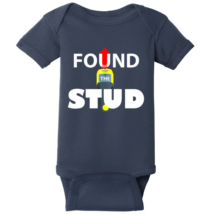 FOUND THE STUD FUNNY Baby Bodysuit