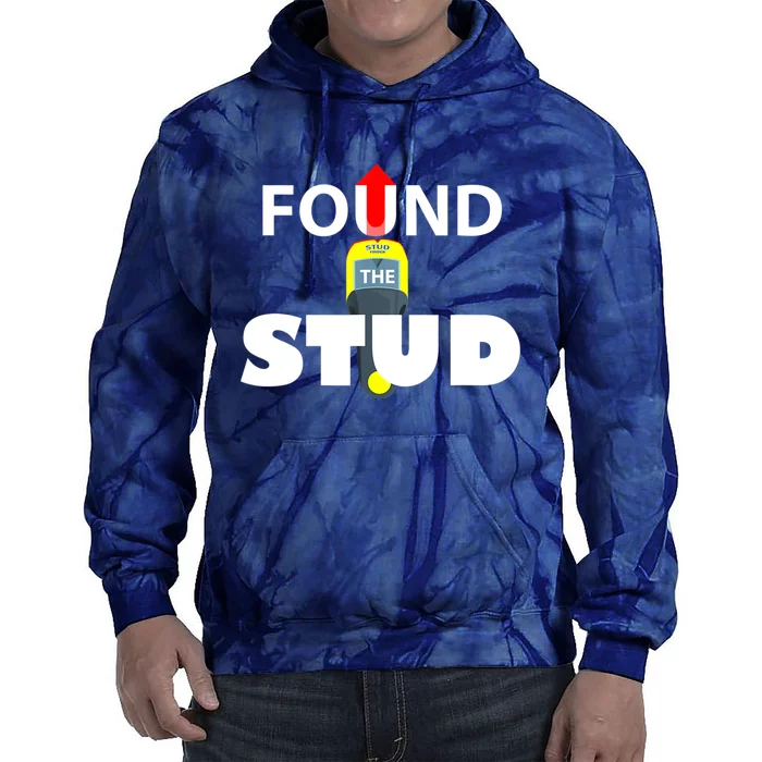 FOUND THE STUD FUNNY Tie Dye Hoodie