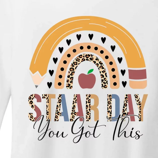 Funny Test STAAR Day Mode On Teacher Testing Ideas School Womens CVC Long Sleeve Shirt