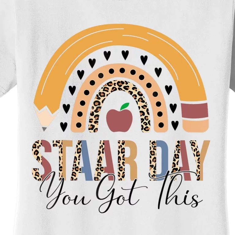 Funny Test STAAR Day Mode On Teacher Testing Ideas School Women's T-Shirt