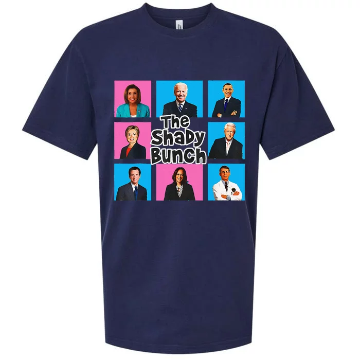 Funny The Shady Bunch 2024 Gift Sueded Cloud Jersey T-Shirt