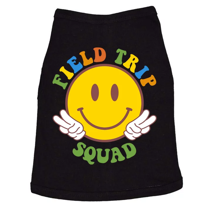 Field Trip Squad Smiley Face School Doggie Tank