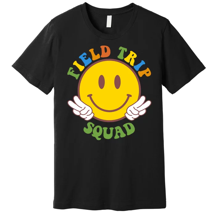 Field Trip Squad Smiley Face School Premium T-Shirt