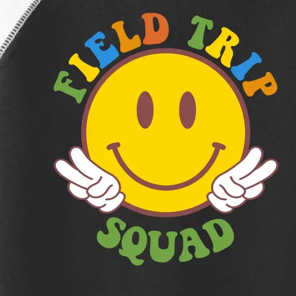 Field Trip Squad Smiley Face School Toddler Fine Jersey T-Shirt