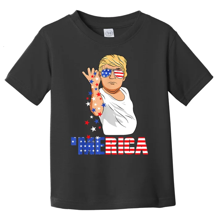 Funny Trump Salt Merica Freedom 4th Of July TShirt Gifts Toddler T-Shirt