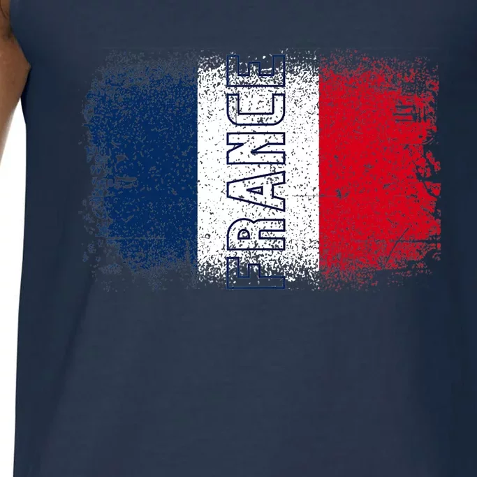 France Team Sports Soccer French Flag Jersey Comfort Colors® Tank Top