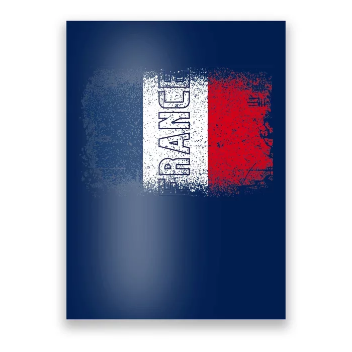 France Team Sports Soccer French Flag Jersey Poster