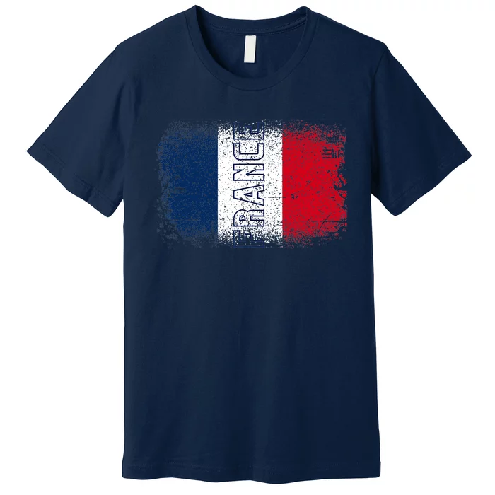 France Team Sports Soccer French Flag Jersey Premium T-Shirt