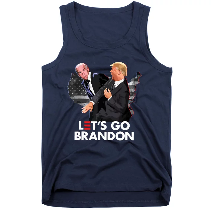 Funny Trump Slap Biden Go Lets Anti Democrat Tank Top