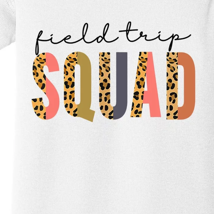 Field Trip Squad Leopard Field Day Games Kindergarten Baby Bodysuit