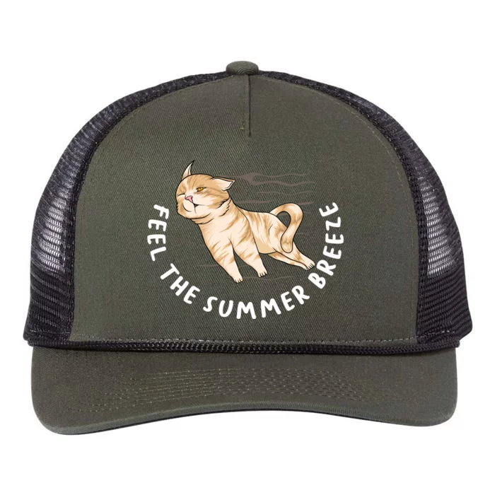 Feel The Summer Breeze Retro Rope Trucker Hat Cap