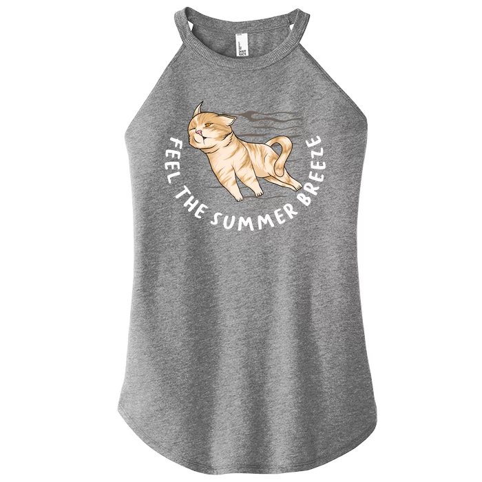 Feel The Summer Breeze Women’s Perfect Tri Rocker Tank