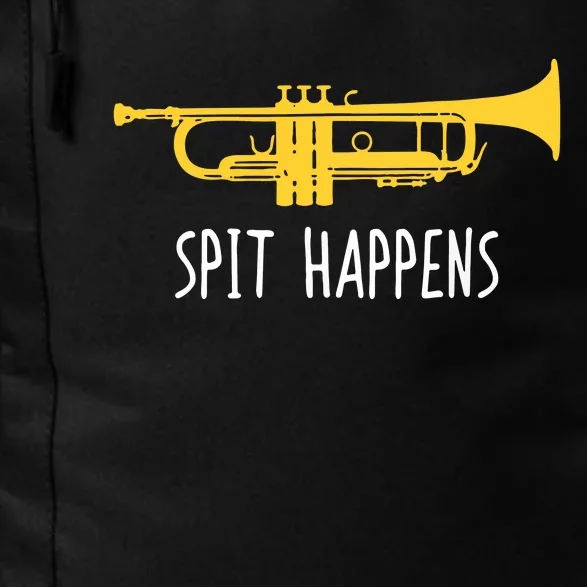 Funny Trumpet Spit Happens Band Player Gift Daily Commute Backpack