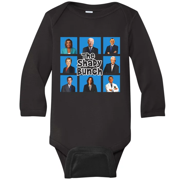 Funny The Shady Bunch 2024 Baby Long Sleeve Bodysuit