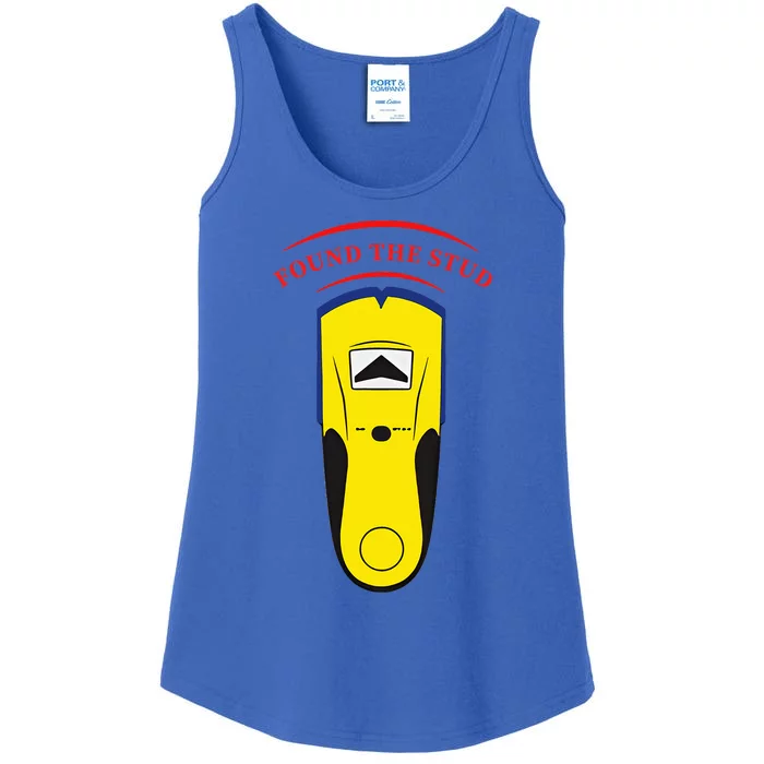 Found The Stud Funny Ladies Essential Tank