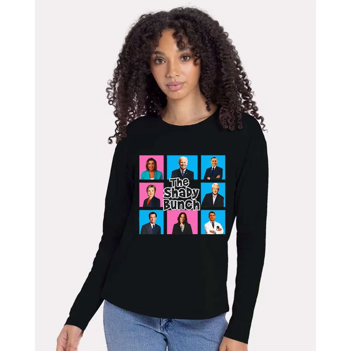 Funny The Shady Bunch 2024 Womens Cotton Relaxed Long Sleeve T-Shirt